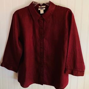 Old Navy L Linen Blouse-Discounted Shipping!